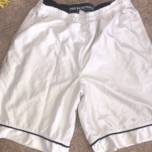 Nike Other - White Nike basketball shorts